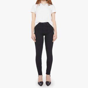 MOTHER 'The Looker' Jeans in Black